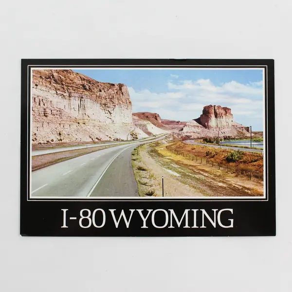 Lot Of 3 Vintage Scenic Interstate 80 Wyoming Postcards 
