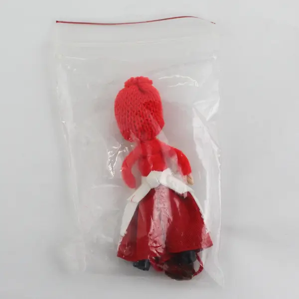 Anne Beate Woman Doll w/ Rolling Pin Holiday Figurine 4.5in