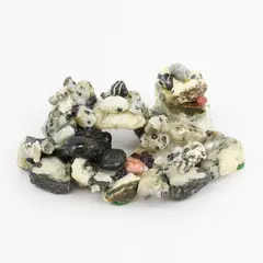 Collection of  Assorted Rocks Resined Together