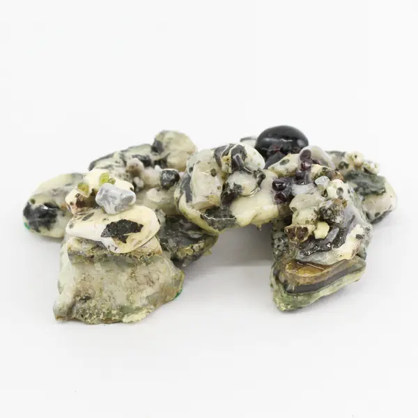 Collection of  Assorted Rocks Resined Together