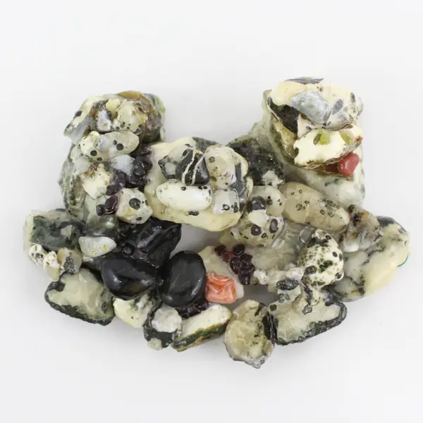 Collection of  Assorted Rocks Resined Together