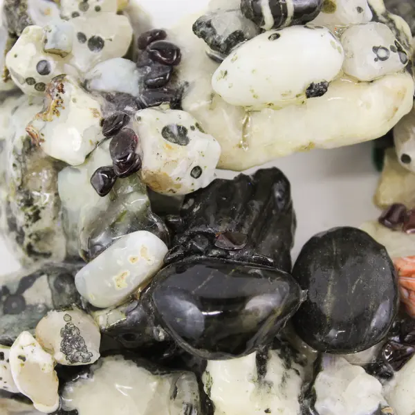 Collection of  Assorted Rocks Resined Together