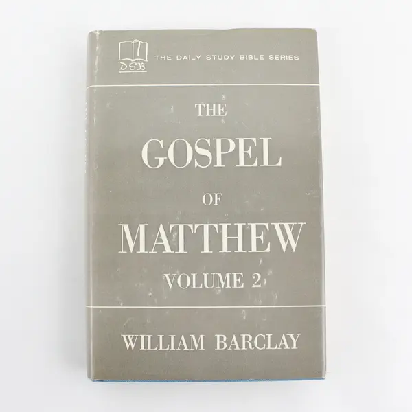 Vintage The Gospel of Matthew Vol 1 & 2 The Daily Study Bible Series 1958 HC DJ