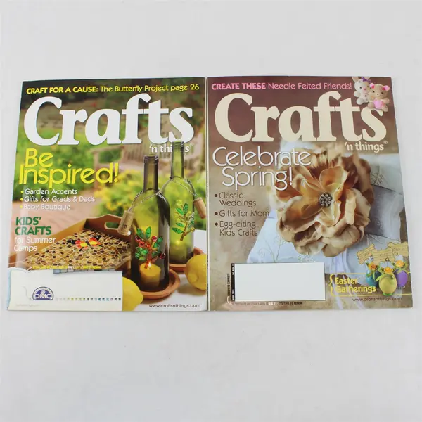 Lot of 2 Crafts 'n Things Magazines April & June 2011 Issues Good Condition