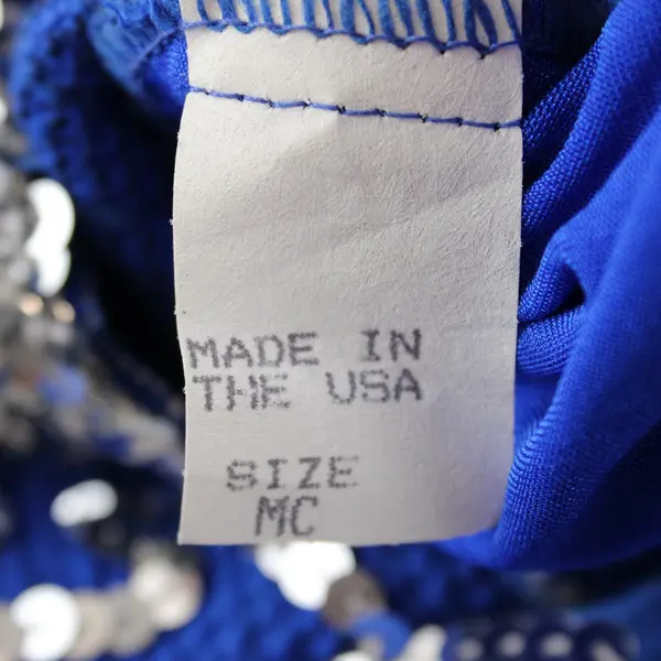 Unbranded Child's Size M Royal Blue Silver Sequined Leotard & Matching Tutu