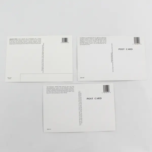 Lot Of 3 Vintage Montana Scenic Postcards Mission Range Heaven's Peak