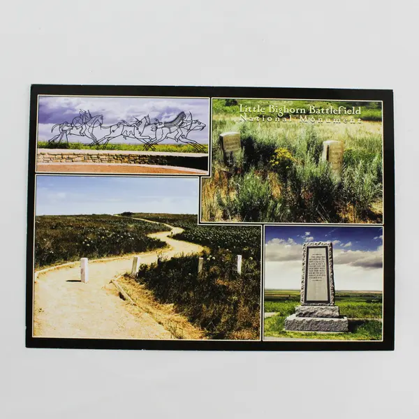 Lot Of 3 Little Bighorn Battlefield National Monument Postcards
