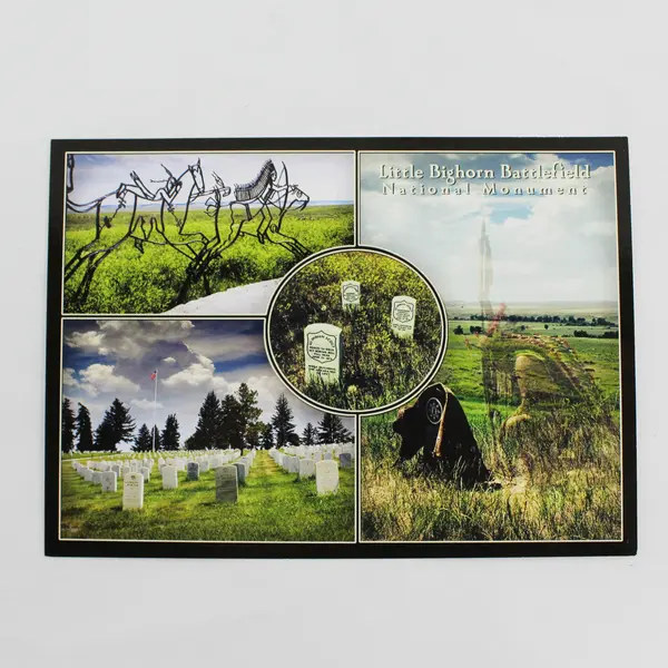 Lot Of 3 Little Bighorn Battlefield National Monument Postcards