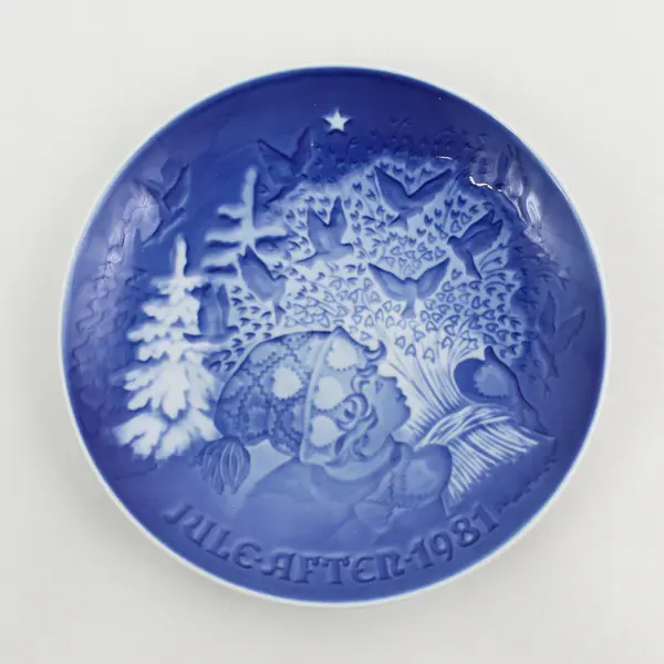 1981 Bing & Grondahl Jule Aften 'Christmas Peace 7 in Collector Plate