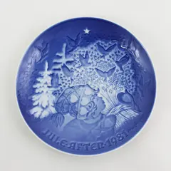 1981 Bing & Grondahl Jule Aften 'Christmas Peace 7 in Collector Plate