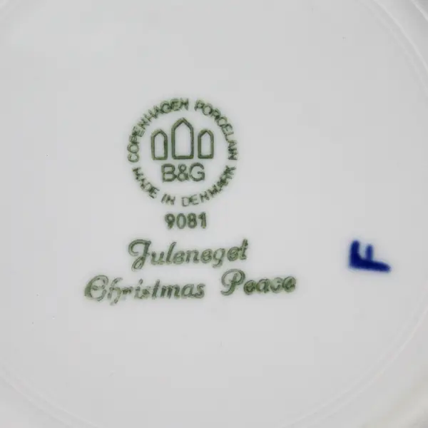 1981 Bing & Grondahl Jule Aften 'Christmas Peace 7 in Collector Plate