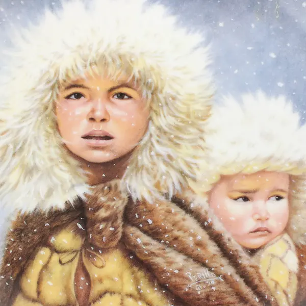 Artaffects "Christmas Journey" Perillo Series 1991 Decorative Plate 9.5"