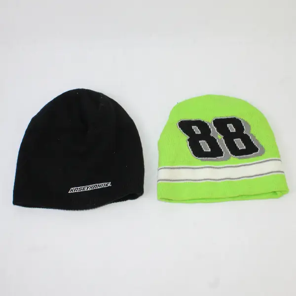Lot of 2 NASCAR Beanies #88 Dale Jr & #5 Kasey Kahne Racing Beanies