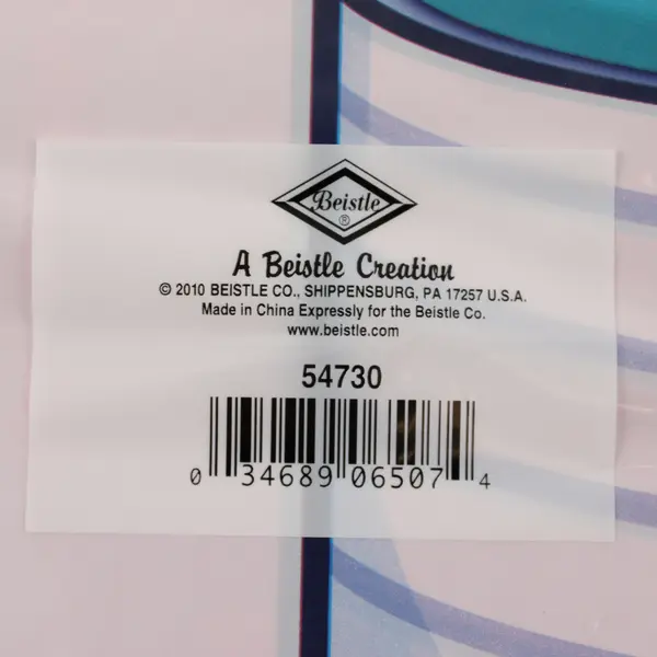 Beistle Creation Soda Shop Stools Multicolor Plastic Tablecloth 2010 54" x 108"