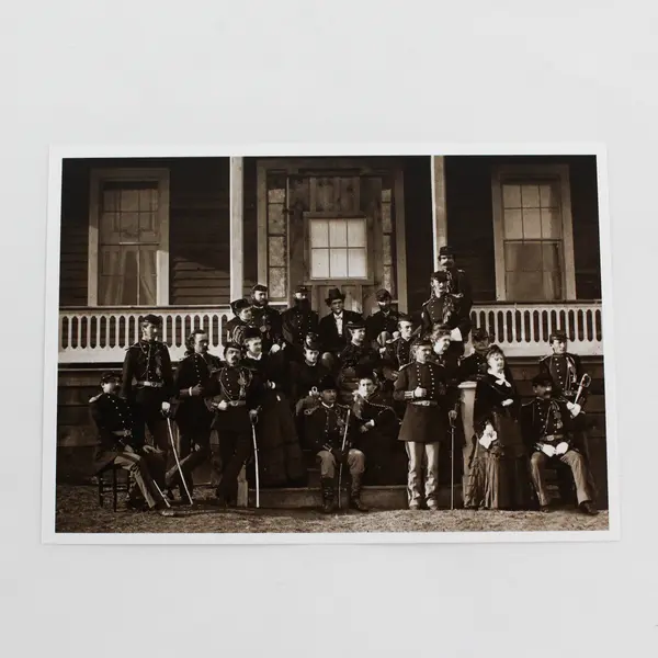 Lot Of 2 Battle Of Little Bighorn Soldier Historic Reprint Photo Postcards