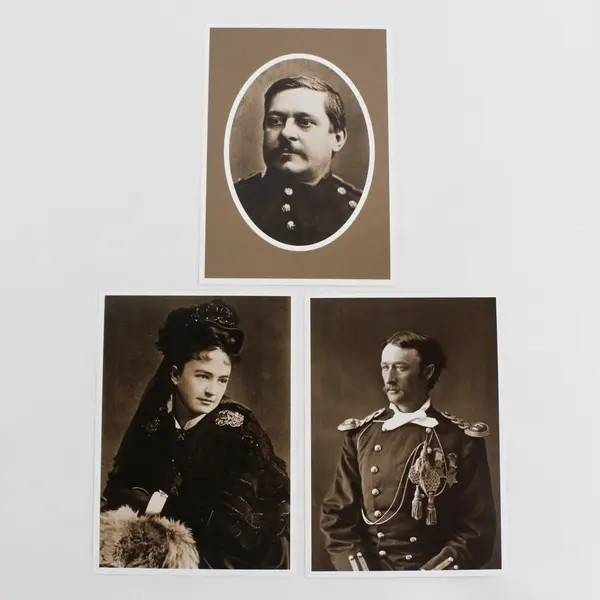 Lot Of 3 Historic Reprint Photo Postcards Thomas Custer Major Reno Libbie Custer
