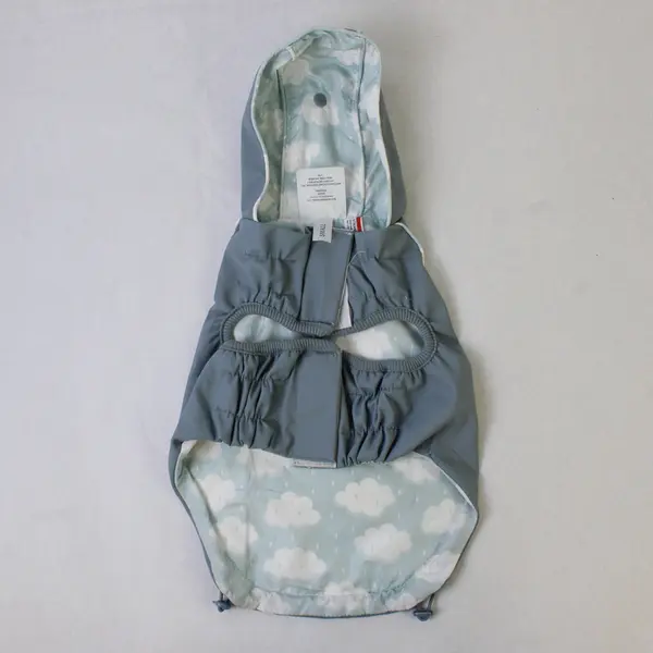 Koolaburra by UGG Aiden Reversible Dog Raincoat Size S Small Blueprint