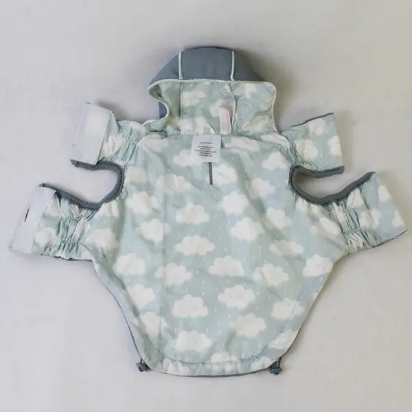 Koolaburra by UGG Aiden Reversible Dog Raincoat Size S Small Blueprint