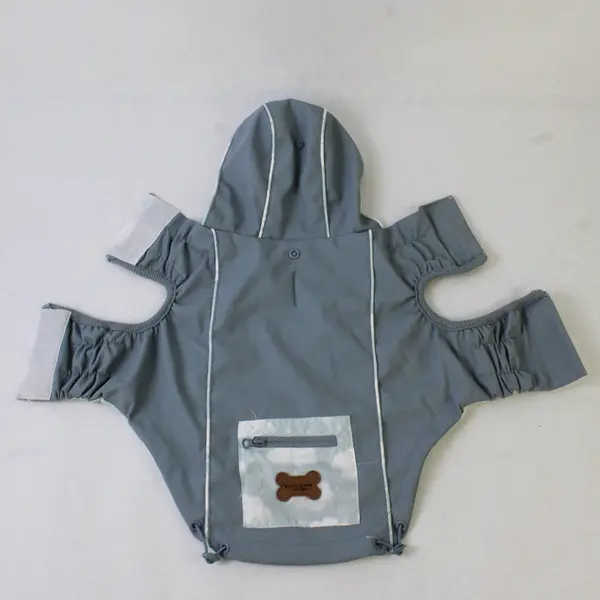 Koolaburra by UGG Aiden Reversible Dog Raincoat Size S Small Blueprint