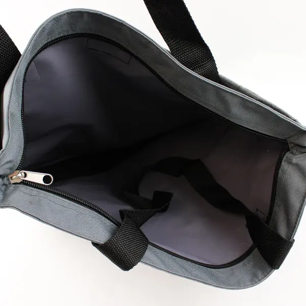 AAEP Pre-Owned Grey Canvas Tote Bag Explore New Frontiers Equine Practice