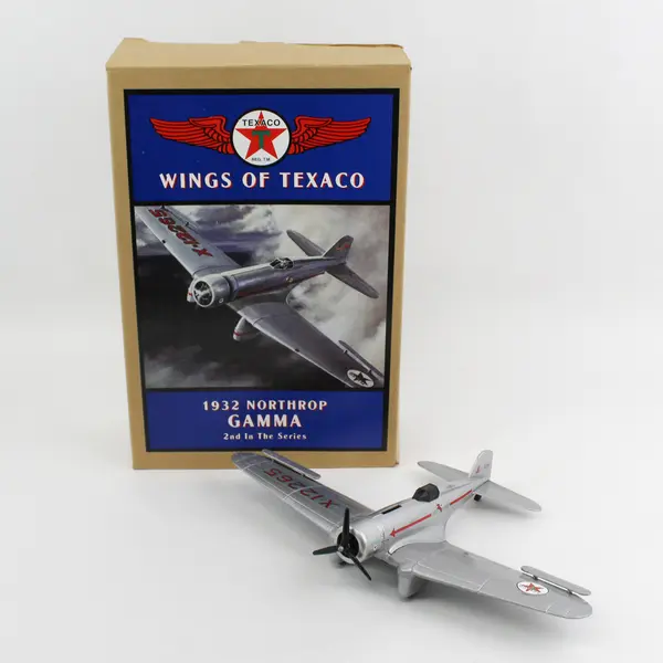 WINGS OF TEXACO #2 Airplane 1932  Northrop Gamma Coin Bank NIB