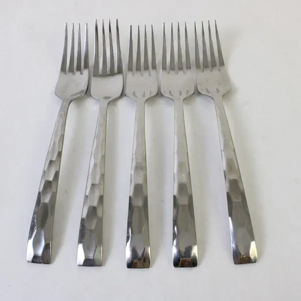 Set of 5 Hampton Silversmiths Carnival Stainless Salad Forks