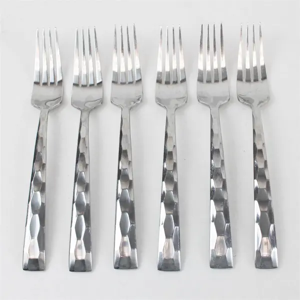 Set of 6 Hampton Silversmiths Carnival Stainless Forks