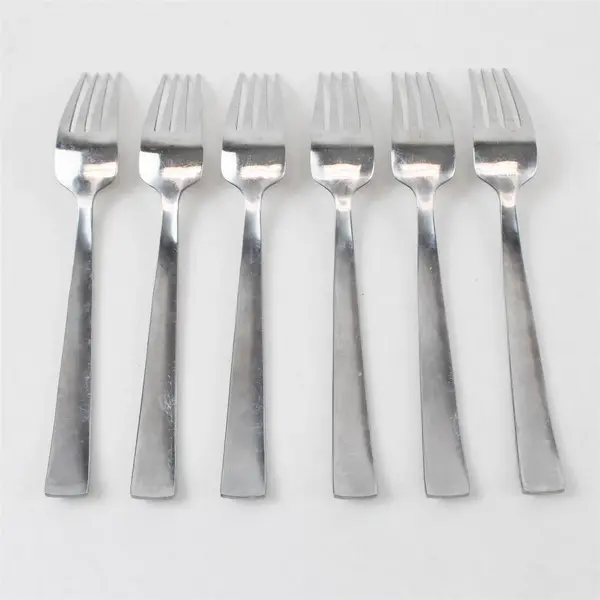 Set of 6 Hampton Silversmiths Carnival Stainless Forks
