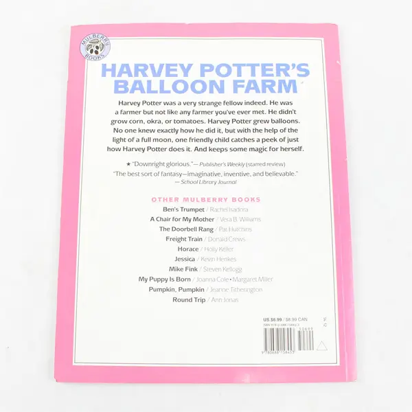 Mulberry Books Harvey Potter's Balloon Farm by Jerdine Nolen 1994 1st PB Edition
