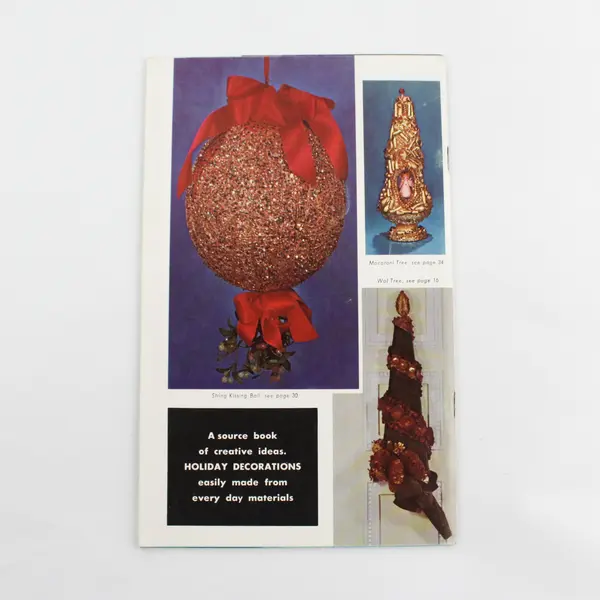 Vintage Christmas Ideas Booklet By Toni Wood Holiday Crafts Belmont Industries 
