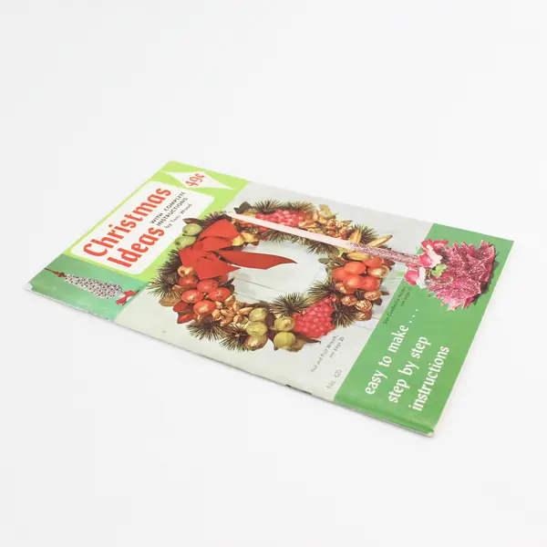 Vintage Christmas Ideas Booklet By Toni Wood Holiday Crafts Belmont Industries 