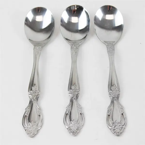 Set of 3 Cambridge Renaissance Stainless Sugar Spoons