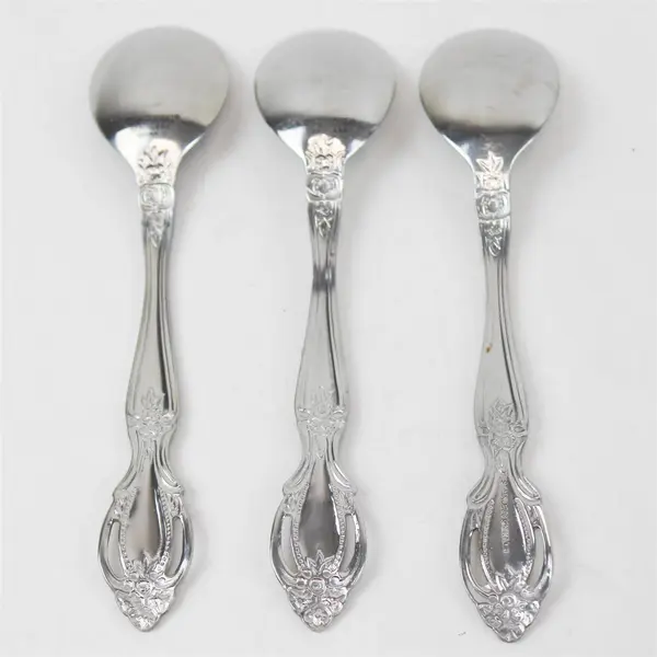 Set of 3 Cambridge Renaissance Stainless Sugar Spoons