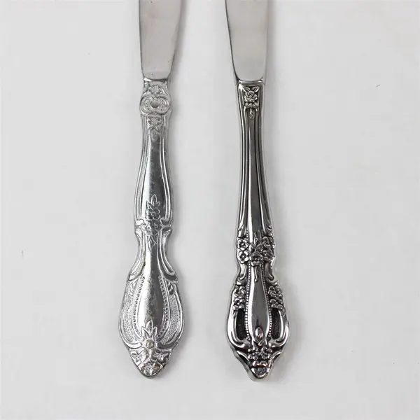 Set of 3 Cambridge Renaissance Stainless Modern Solid Knives