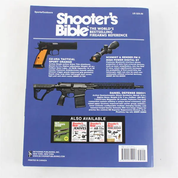 Shooter's Bible 108th Edition Bestselling Firearms Reference 2016 Paperback Good