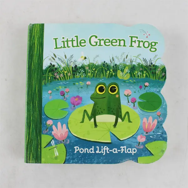 Little Green Frog by Ginger Swift 2016 Lift-a-Flap Children's Board Book Good