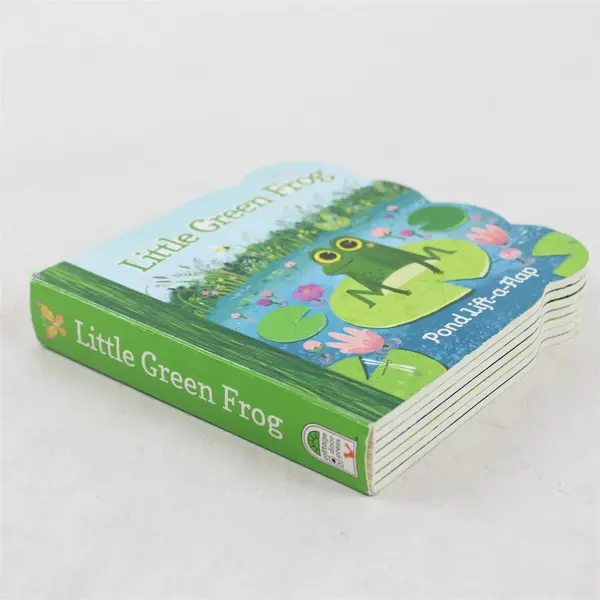 Little Green Frog by Ginger Swift 2016 Lift-a-Flap Children's Board Book Good