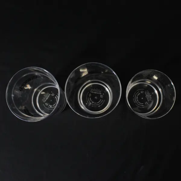 Lot of 3 Vintage Oregon Beavers Clear Plastic Cups 2x16oz 1x10oz