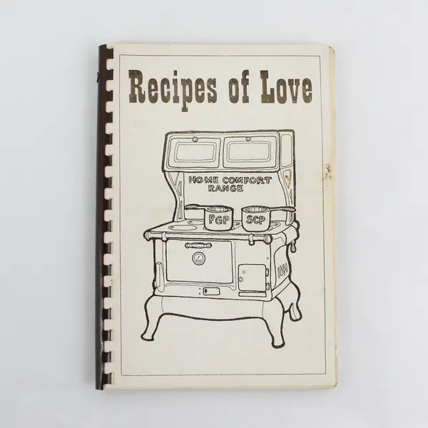 Recipes of  Love Foster Grandparents Seniors of Fresno CA Cookbook Spiral Bound