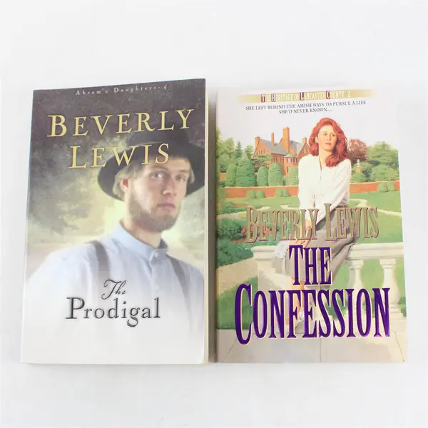 Lot of 2 VTG Beverly Lewis Novels The Confession & The Prodigal Paperback Good