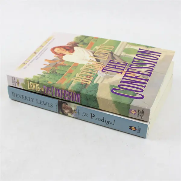 Lot of 2 VTG Beverly Lewis Novels The Confession & The Prodigal Paperback Good