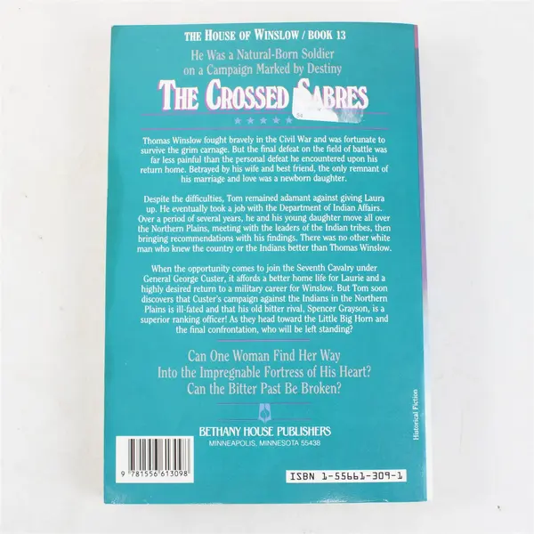 VTG Crossed Sabres by Gilbert Morris 1993 PB The House of Winslow Series #13
