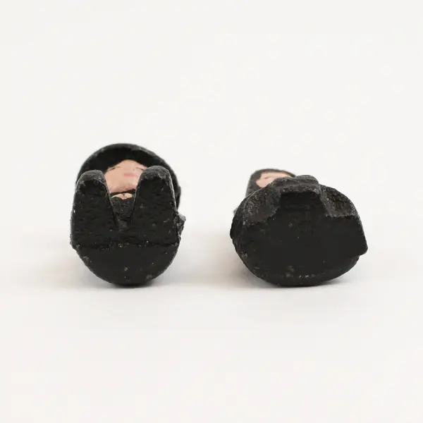 Set of 2 Vintage Cast Iron Amish Boy and Girl Figurines 1-1/4"