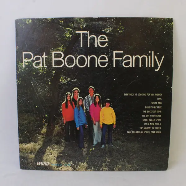 Pat Boone - The Pat Boone Family 12" Vinyl LP (Word)