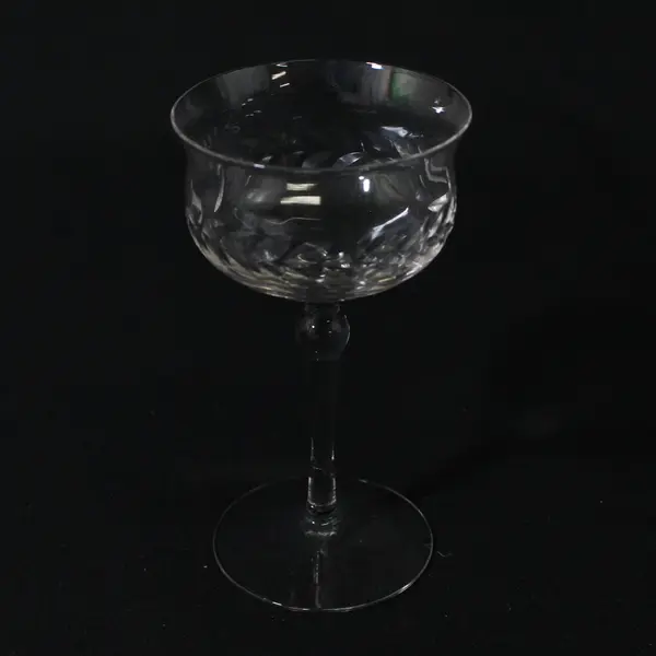 Set of 3 Bryce Laurel Crystal Sherry Glasses 4.5"