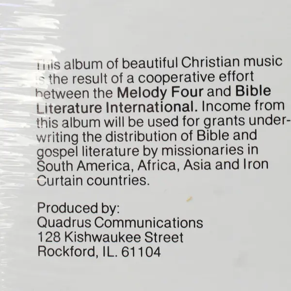 The Melody Four 12" Vinyl Record