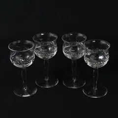 Set of 4 Bryce Laurel Cordials Glasses 4 3/8"