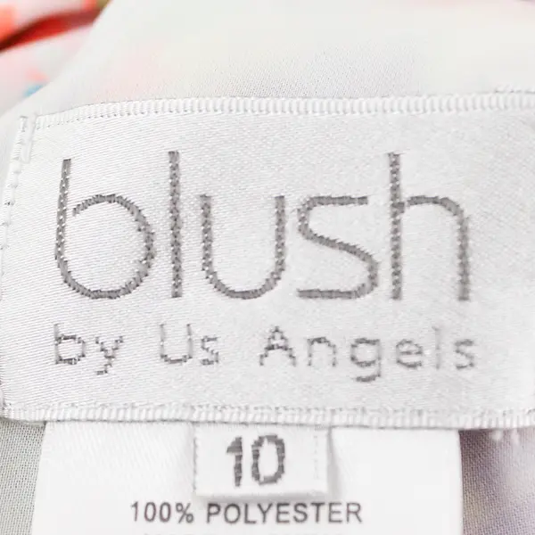 Blush by Us Angels Multicolor Tie-Dye Print Sleeveless Dress with Belt Girls' 10