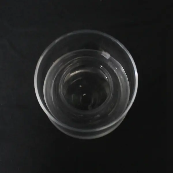 Clear Glass Hyacinth Forcing Vase Bulb Planter Tabletop 6in