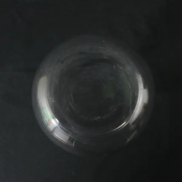 Clear Glass Hyacinth Forcing Vase Bulb Planter Tabletop 6in